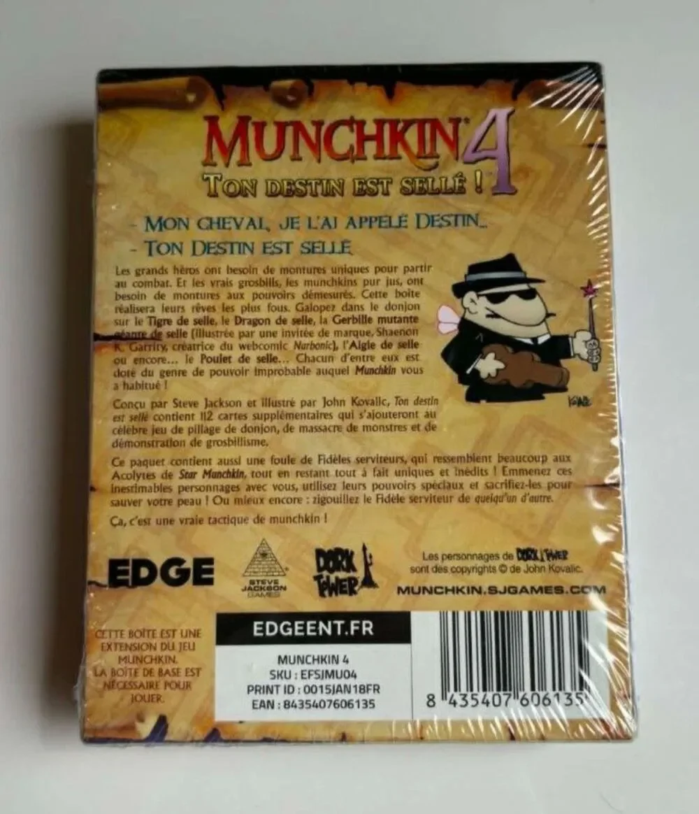 Munchkin 4 the Need for Steed French Edition by Steve Jackson